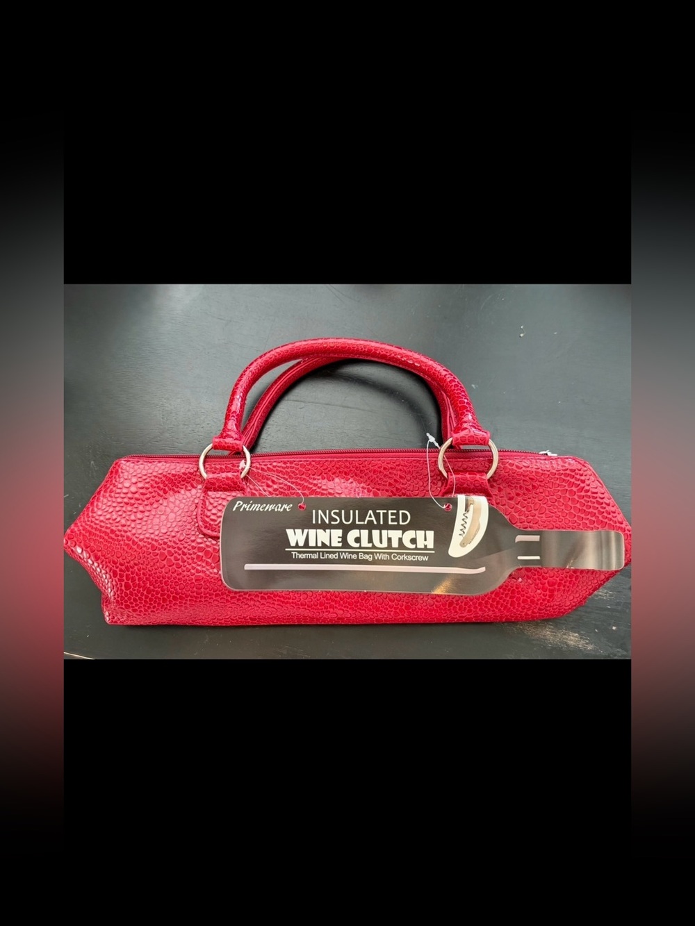 Primeware Wine Clutch Thermal Insulated Bag or Lunch Tote